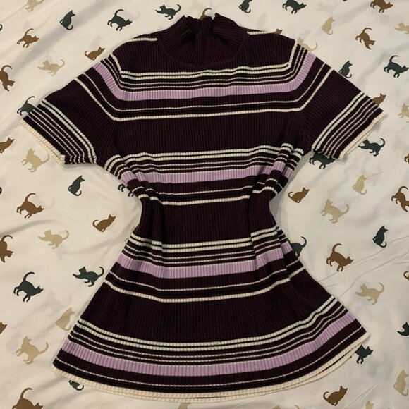 Sag Harbor Petite Short Sleeve Knit - Picture 2 of 5